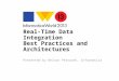Real-Time Data Integration Best Practices and Architecture