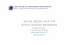 Social media data for Social science research