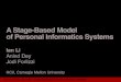 A Stage-Based Model of Personal Informatics Systems (CHI 2010 Talk)