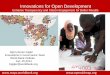 Innovations for Open Development