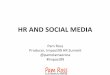 Social Media and HR Sept 2013