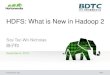Nicholas：hdfs what is new in hadoop 2