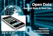 Open Data - Current State & Next Gen