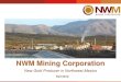 NWM Mining Corporation Fall Presentation
