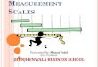 Measurement of scales
