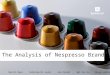 The analyze of Nespresso brand