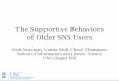 The Supportive Behaviors of Older Social Network Site Users