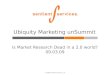Sentient Services (Ubiquity Marketing Un Summit 2009) V1