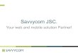 Savvycom - Your Web and Mobile Solution Partner!