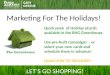 Marketing for the Holidays
