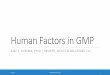 Human factors in GMP (7 February 2014)