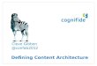 Defining Content Architecture