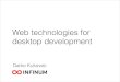 Web technologies for desktop development @ berlinjs apps