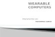 Ppt wearable computer