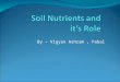 Plant nutrients & its role