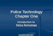 Introduction to Police Technology
