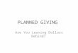 Planned giving power pt