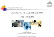 Clinical Trials Registry