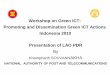 Lao presentation on Green ICT
