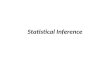 Topic 7 stat inference