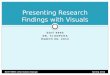 Presenting Research Findings with Visuals