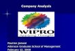 Company Analysis WIPRO LTD ADR