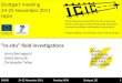 ICIC meeting Stuttgart Ensad Field Investigation Report