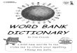 Tom's TEFL - KS1 Word Bank Dictionary