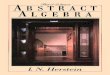 I.N. Herstein - Topics in Algebra
