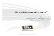 Blackboard Learn Building Blocks Getting Started Guide for Release 9