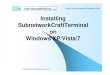 Install SCT on WinXP-WinVista-Win7 - Mauro Quadraruopolo