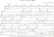 Sheet Music -  You and Me Lifehouse