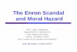 Enron Moral Hazard Case Study