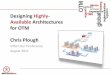 Designing Highly-Available Architectures for OTM