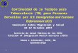1 Continuidad de la Terápia para Tuberculosis (TB) para Personas Detenidas por U.S. Immigration and Customs Enforcement (ICE) Seminario Sobre Migración