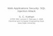 Lecture 7-SQL Injection Security Vulnerability-January31