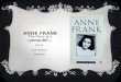 Anne Frank Oral Presentation