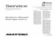 16025629 Maytag Amana Bottom Mount Refrigerator Service Manual