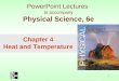 Chapter 4 (Heat and Temperature)