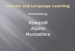 Animals and Language Learning Psycho Linguistics)