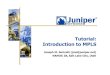 Introduction to MPLS - Juniper