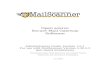 Mail Scanner Manual Version 1.0.1