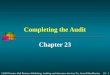 Ar23 Completing Audit