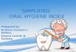 Oral Hygiene Index-simplified