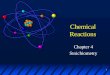 1 Chemical Reactions Chapter 4 Stoichiometry. 2 Chemical Equations æ A chemical reaction shows the formulas and relative amounts of reactants and products