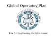 Global Operating Plan For Strengthening the Movement