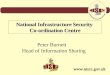 Peter Burnett Head of Information Sharing National Infrastructure Security Co-ordination Centre 