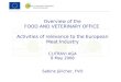 Overview of the FOOD AND VETERINARY OFFICE Activities of relevance to the European Meat Industry CLITRAVI AGA 8 May 2008 Sabine Jülicher, FVO
