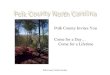Polk County North Carolina Polk County Invites You Come for a Day… Come for a Lifetime
