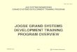 VERSION 12.0 c JOG System Engineering 315-1 JOGSE GRAND SYSTEMS DEVELOPMENT TRAINING PROGRAM OVERVIEW JOG SYSTEM ENGINEERING GRAND SYSTEMS DEVELOPMENT